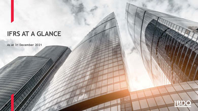 IFRS At a Glance - 31 December 2021 cover