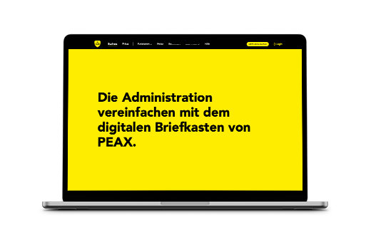 PEAX. Der digitale Briefkasten.