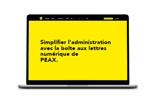 PEAX, la boîte aux lettres digitale.