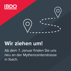 BDO Schwyz zieht um - siehe Adresse